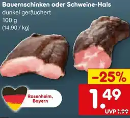 Netto Marken-Discount Bauernschinken Angebot