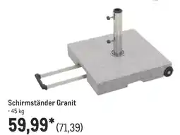 METRO Schirmständer Granit Angebot