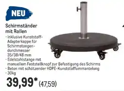 METRO Schirmständer mit Rollen Angebot