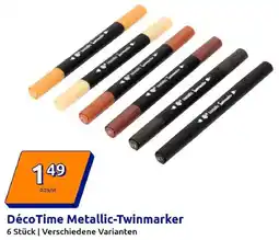 Action DécoTime Metallic-Twinmarker Angebot