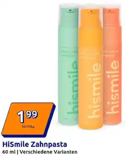 Action HiSmile Zahnpasta Angebot