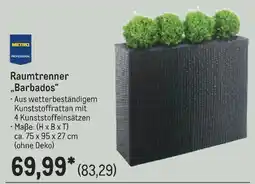 METRO METRO PROFESSIONAL Raumtrenner „Barbados“ Angebot