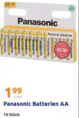 Action Panasonic Batterien AA Angebot