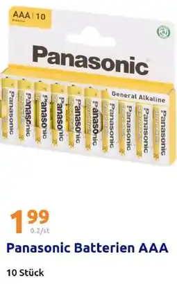 Action Panasonic Batterien AAA Angebot