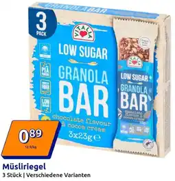 Action Müsliriegel Angebot