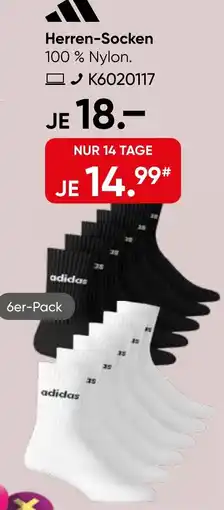 Galeria Adidas Herren-Socken Angebot