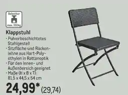 METRO Klappstuhl Angebot