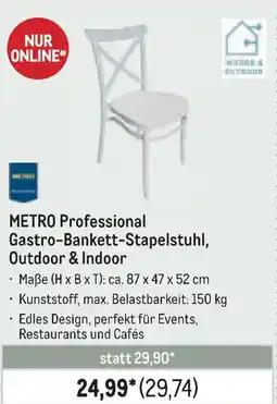 METRO METRO Professional Gastro-Bankett-Stapelstuhl, Outdoor & Indoor Angebot