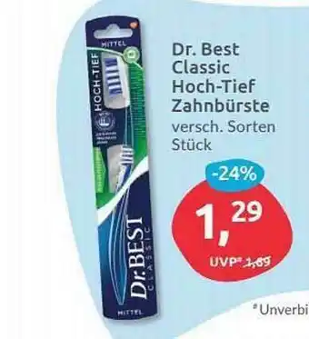 Budni Dr. Best Classic Hoch-tief Zahnbürste Angebot