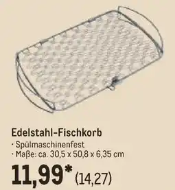 METRO Edelstahl-Fischkorb Angebot