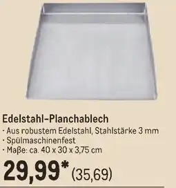 METRO Edelstahl-Planchablech Angebot
