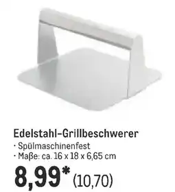 METRO Edelstahl-Grillbeschwerer Angebot
