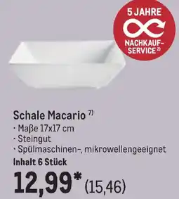 METRO Schale Macario Angebot