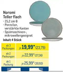METRO Noromi Teller flach Angebot