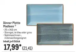 METRO Dinner Platte Madleen Angebot