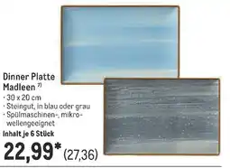 METRO Dinner Platte Madleen Angebot