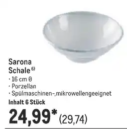 METRO Sarona Schale Angebot