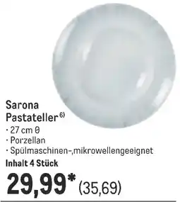 METRO Sarona Pastateller Angebot