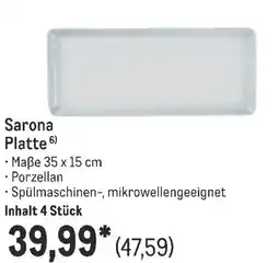 METRO Sarona Platte Angebot