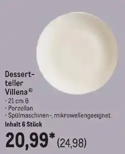 METRO Dessertteller Villena Angebot