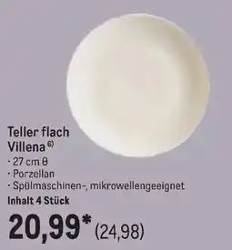 METRO Teller flach Villena Angebot