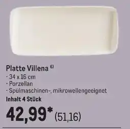 METRO Platte Villena Angebot