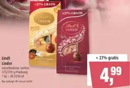 Markant Lindt Lindor Angebot