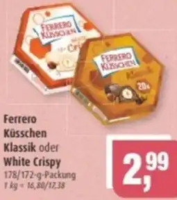 Markant Ferrero Küsschen Klassik oder White Crispy Angebot