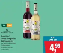 Markant SCHNEEKLOTH Deutschland Grauer Burgunder, Spätburgunder Angebot
