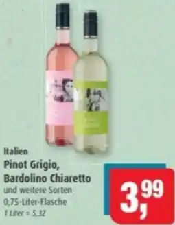Markant Italien Pinot Grigio, Bardolino Chiaretto Angebot