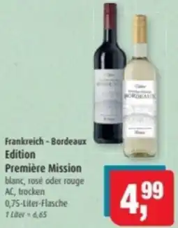 Markant Frankreich-Bordeaux Edition Première Mission Angebot