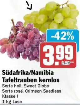 AEZ Südafrika/Namibia Tafeltrauben kernlos Angebot