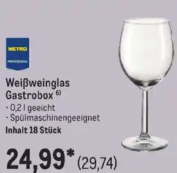 METRO METRO PROFESSIONAL Weißweinglas Gastrobox Angebot