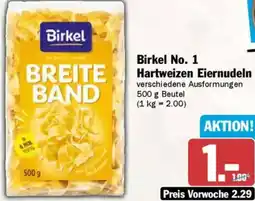 AEZ Birkel No. 1 Hartweizen Eiernudeln Angebot