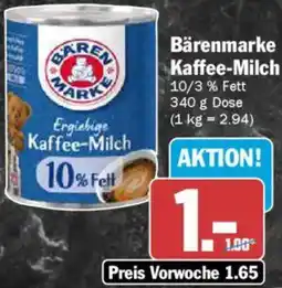 AEZ Bärenmarke Kaffee-Milch Angebot