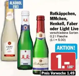 AEZ Rotkäppchen, MMchen, Henkell, Faber oder Light Live Angebot
