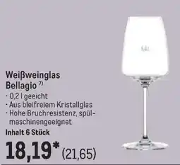 METRO Weißweinglas Bellagio Angebot