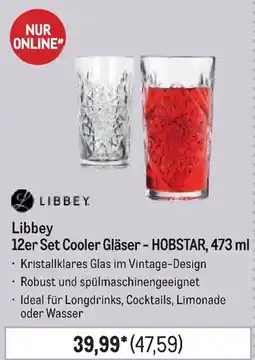 METRO Libbey 12er Set Cooler Gläser - HOBSTAR, 473 ml Angebot