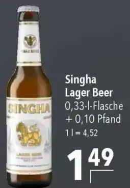 CITTI Markt Singha Lager Beer Angebot