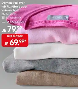 Galeria Damen-Pullover mit Rundhals oder V-Ausschnitt Angebot