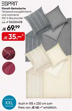 Galeria ESPRIT Flanell-Bettwäsche Angebot