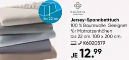 Galeria GALERIA essentials Jersey-Spannbetttuch Angebot