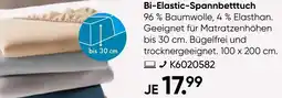 Galeria GALERIA essentials Bi-Elastic-Spannbetttuch Angebot