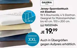 Galeria GALERIA home Jersey-Spannbetttuch mit Elasthan Angebot