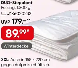 Galeria KÜNSEMÜLLER DUO-Steppbett Angebot