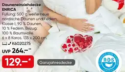 Galeria Billerbeck Dauneneinziehdecke ENRICA Angebot