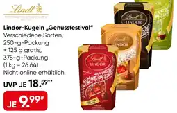 Galeria Lindt Lindor-Kugeln „Genussfestival" Angebot