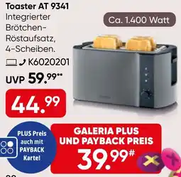 Galeria SEVERIN Toaster AT 9341 Angebot