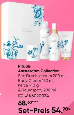 Galeria Rituals Amsterdam Collection Angebot