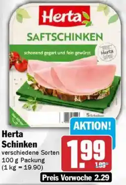 AEZ Herta Schinken Angebot